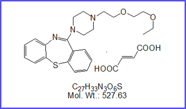 Quetiapine Ethyl Ether (Fumarate)  Ethyl Quetiapine Fumarate Salt